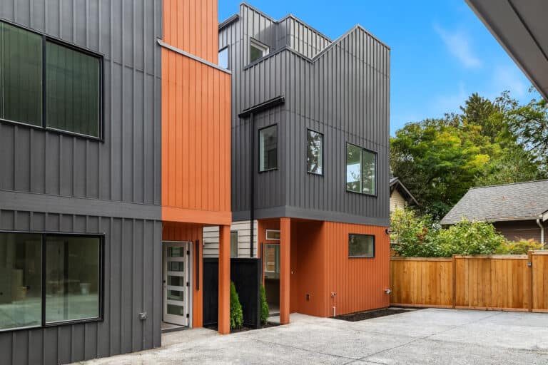 8544 Interlake Ave N exterior, new construction by Seattle Modern Buildings near Green Lake, Seattle